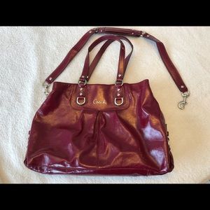 COACH Ashley (F15516) Patent Leather Carryall